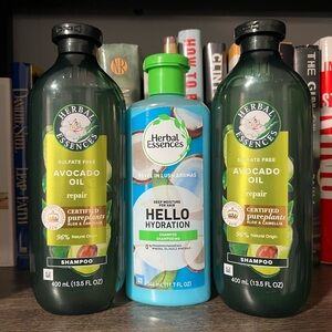 Garnier Avocado Oil Repair Shampoo and Hello Hydration